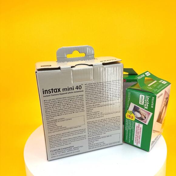 Fujifilm Instax Mini 40 Instant Camera with Two Film Refills - Picture 15 of 17